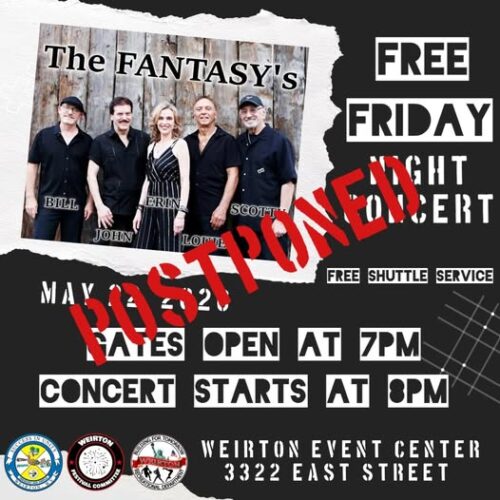 Weirton concert postponed